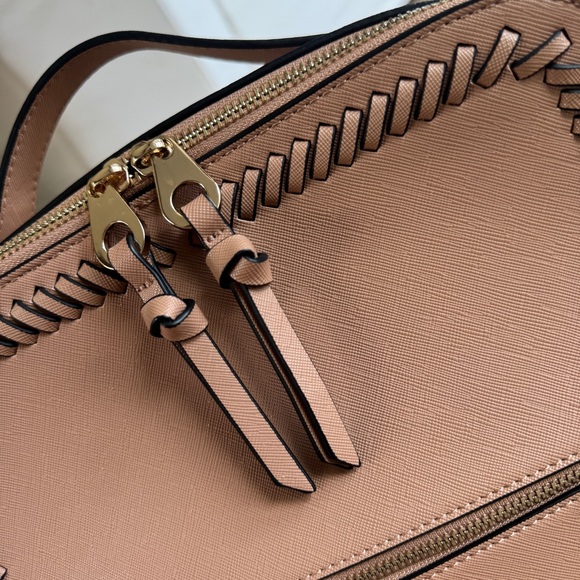 Calpak kaya 15 inch laptop backpack bag luggage travel braided detail caramel - Picture 8 of 12